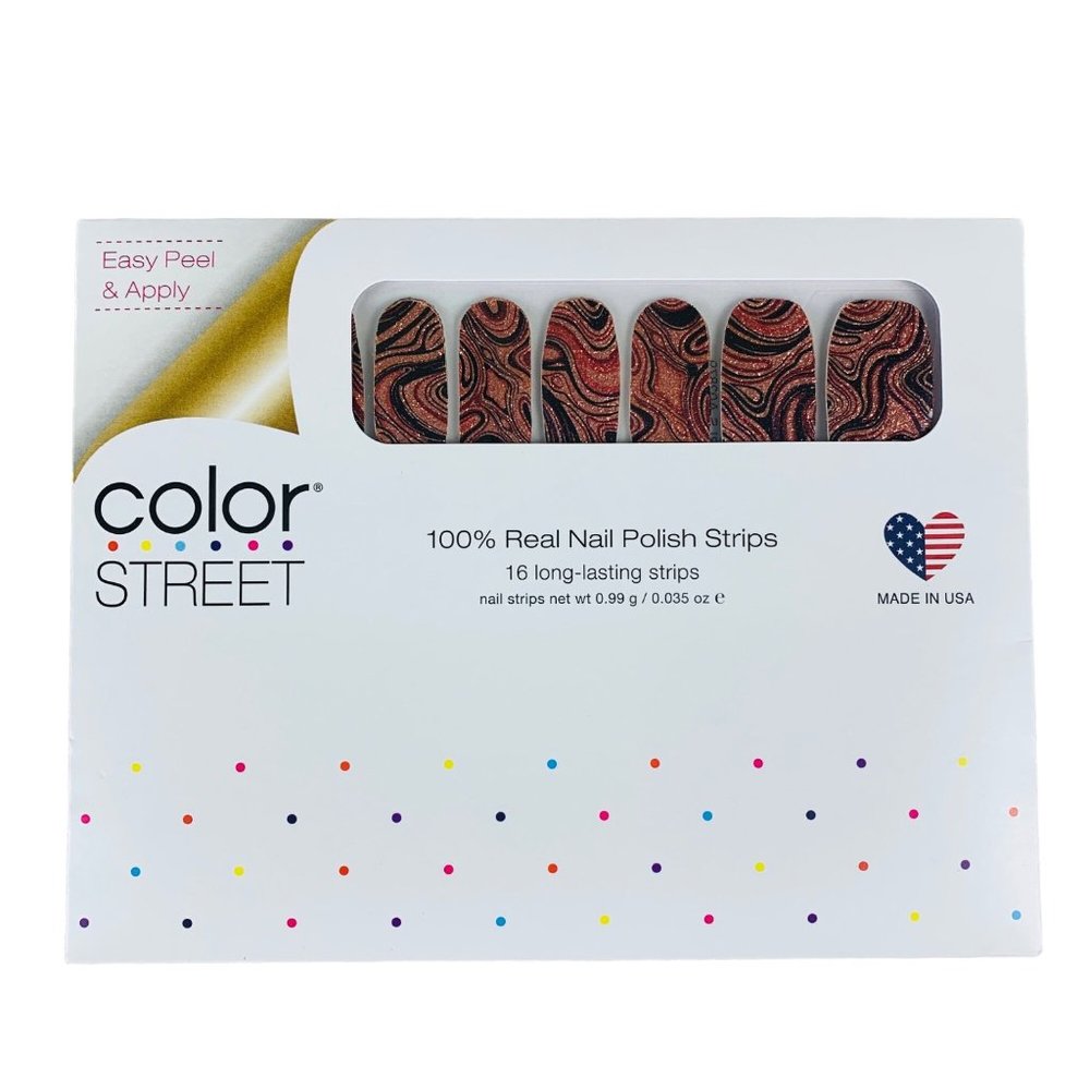 Color Street Best of Both Swirls Nail Polish Manicure Strips NEW